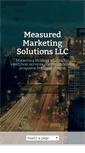 Mobile Screenshot of measuredmarketingsolutions.com